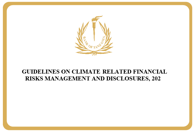 GUIDELINES ON CLIMATE-RELATED FINANCIAL RISKS MANAGEMENT AND DISCLOSURES, 2025