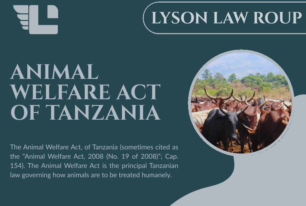 THE ANIMAL WELFARE ACT, [Cap. 154 R.E 2023]